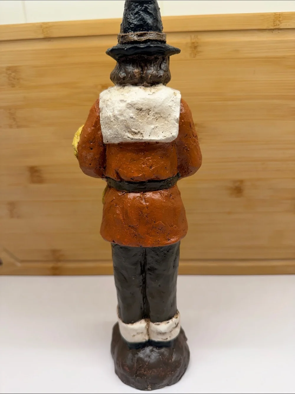 Vintage Harvest Pilgrim Figurine 11.5”